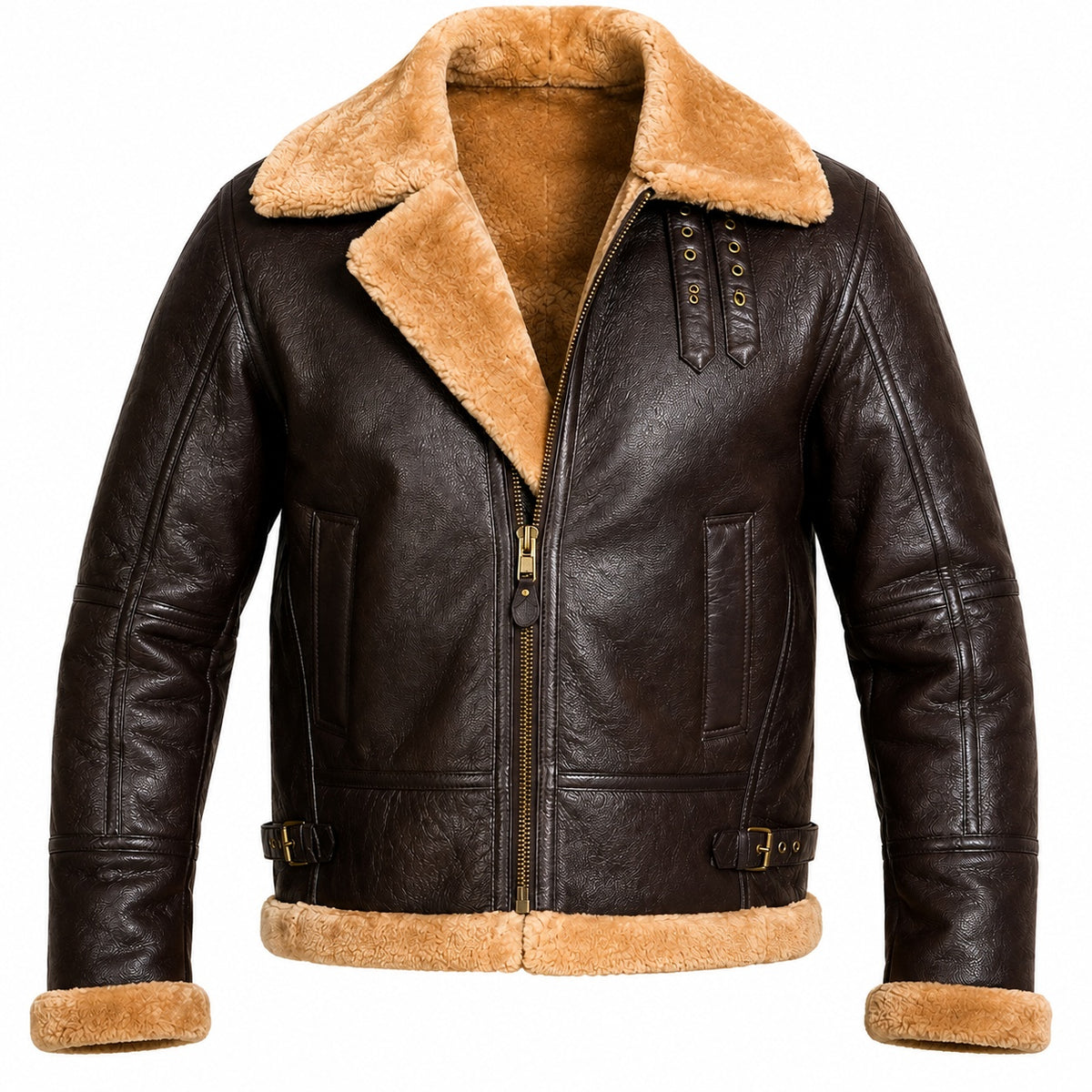 Men's Aviator Shearling Original Leather Jacket