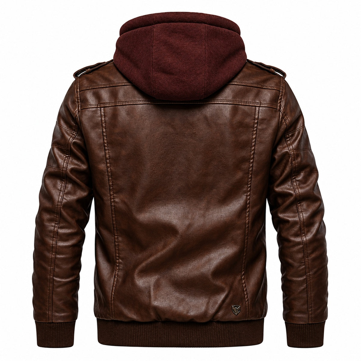 Men's Gorilla Hooded Leather Jacket