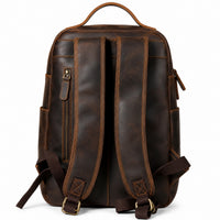 Handmade Leather Backpack For Everyday Carry