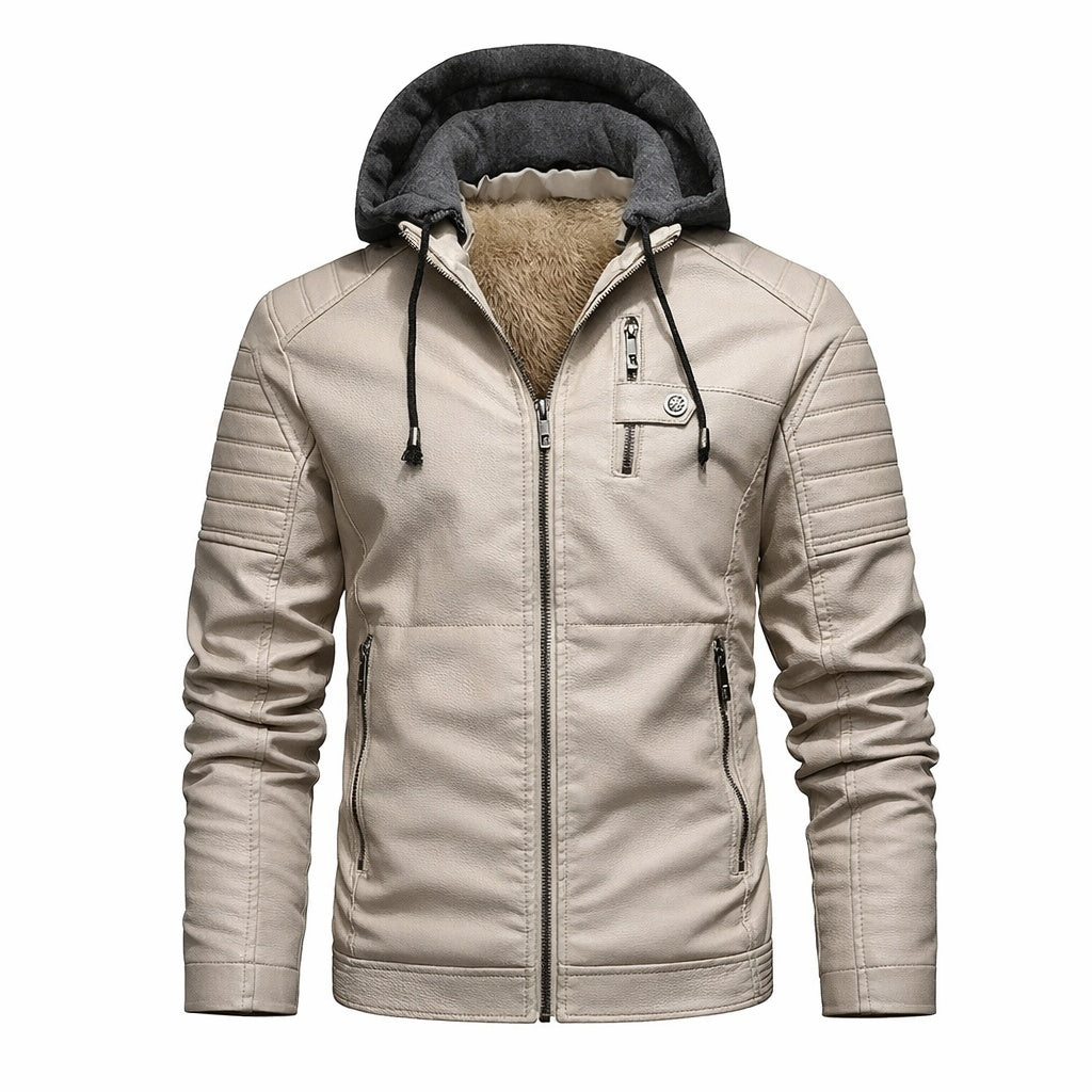 Men's Avenger Stylish Leather Biker Jacket