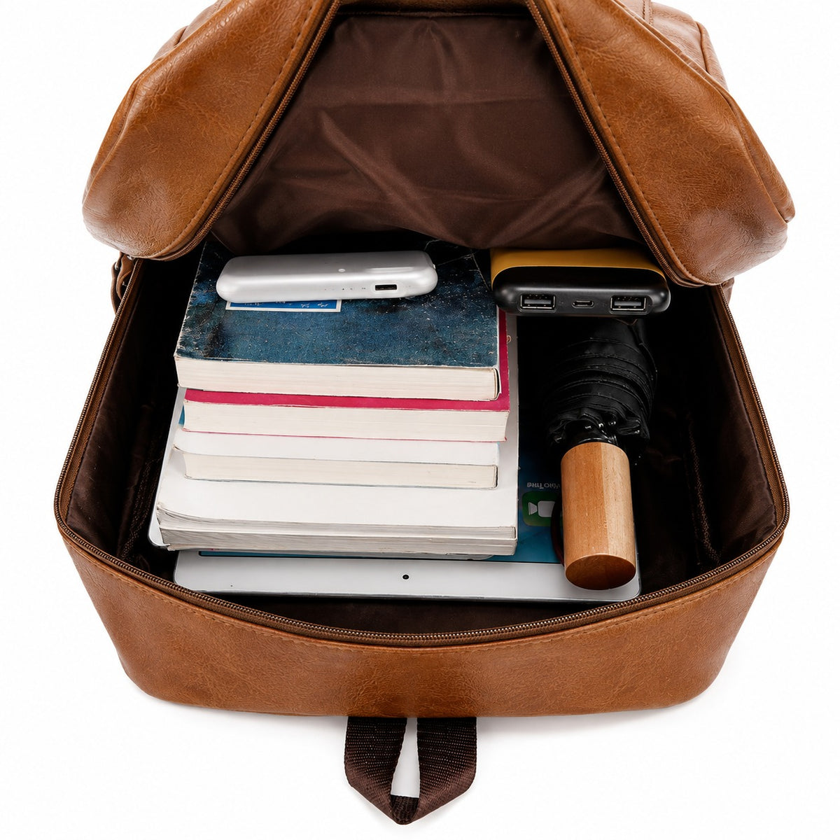 Durable Leather Backpack For Business and Travel