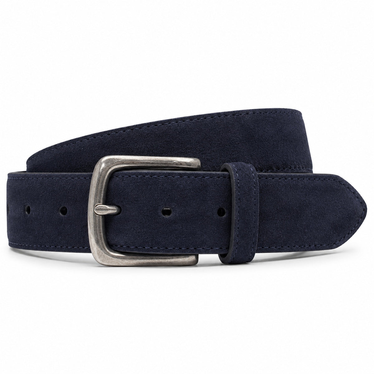 Men's Premium Suede Leather Belt Vintage Classic Buckle