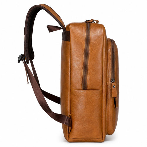 Durable Leather Backpack For Business and Travel