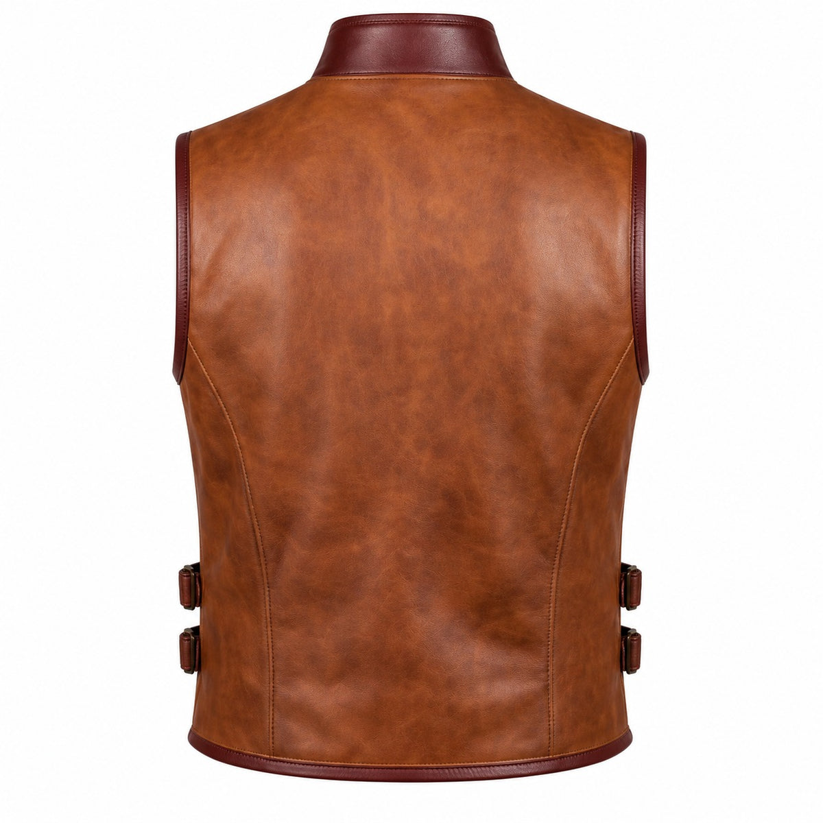 Men’s Leather Adventure Utility Vest