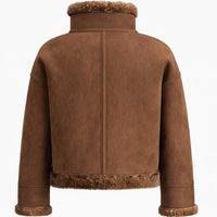 Women's Cozy Suede Shearling Jacket