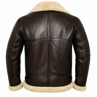Men's Winter Real Shearling Leather Jacket