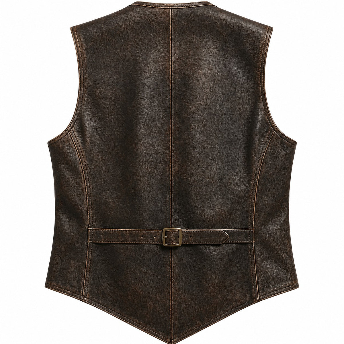 Men’s Classic Leather Motorcycle Vest
