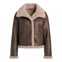 Raven Shearling Lined Premium Leather Jacket