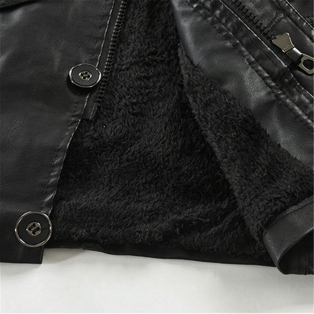 Men's Mid Length Trench Leather Coat