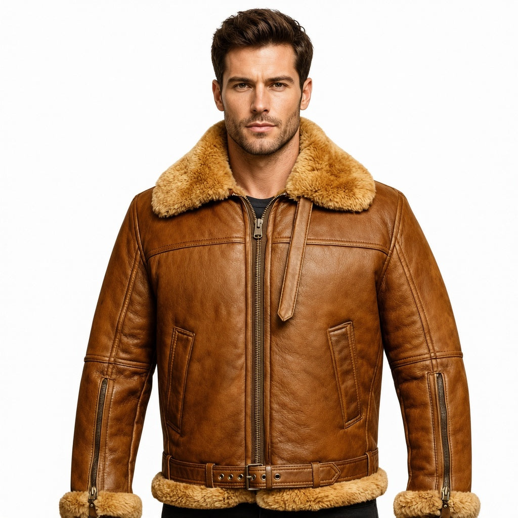 Men's B3 Aviator Real Leather Jacket