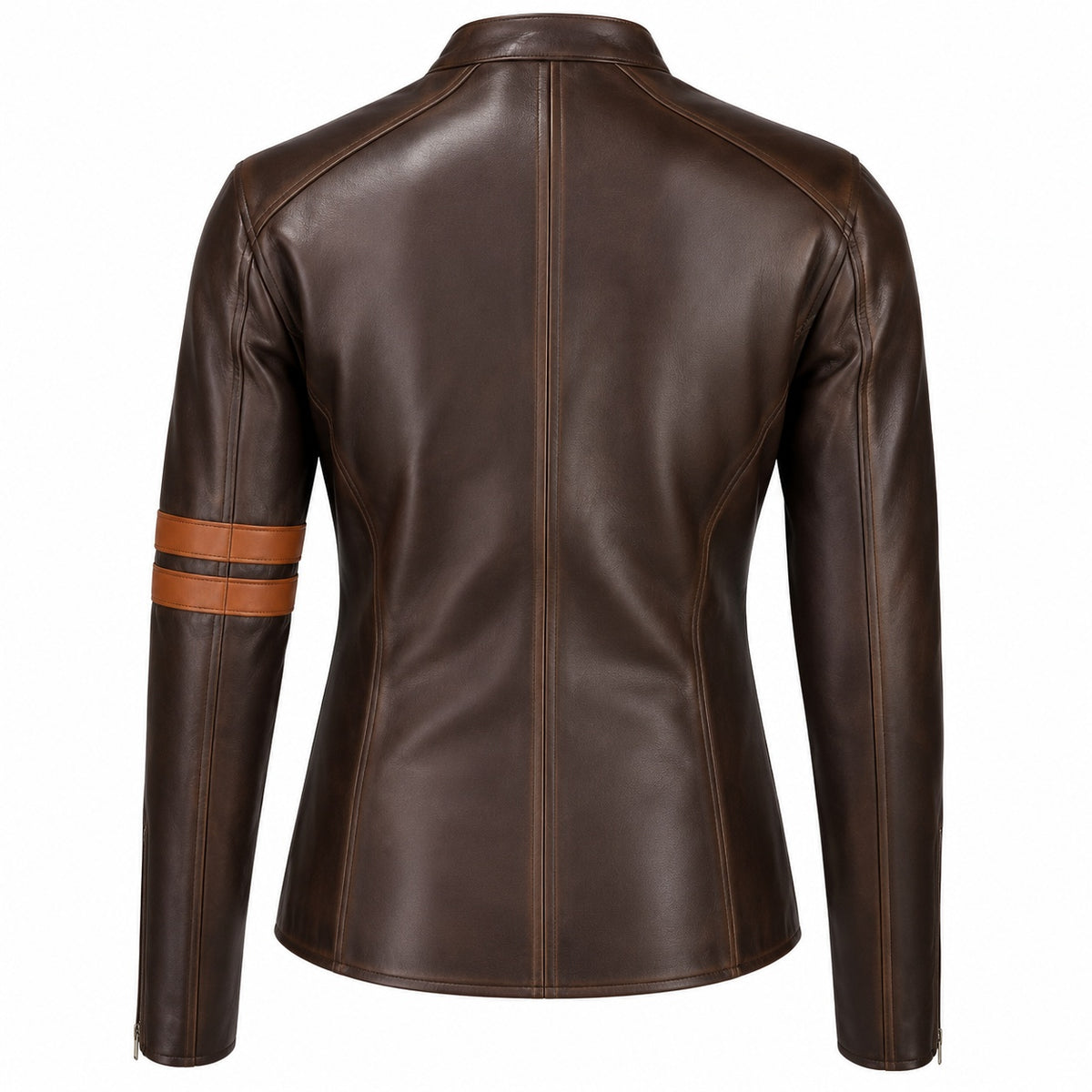 Women's Vintage Classic Biker Leather Jacket