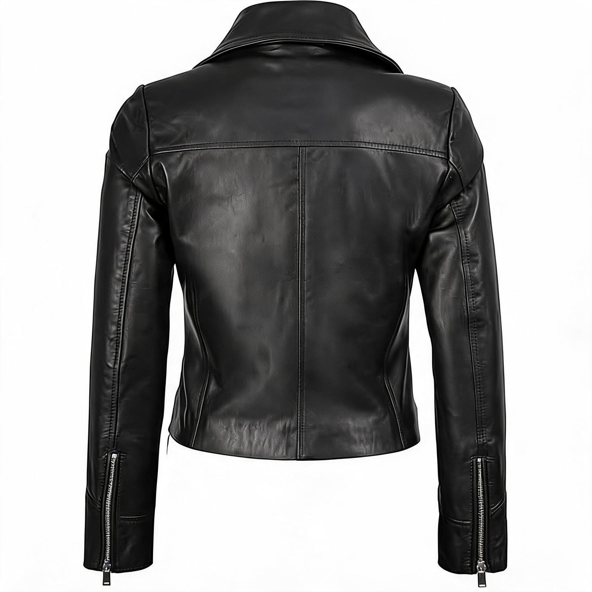 Women's Asymmetrical Moto Leather Jacket