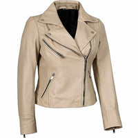 Women's Asymmetrical Moto Leather Jacket