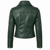 Women's Asymmetrical Moto Leather Jacket