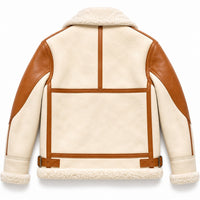 Men's Fur Pilot Original Leather Jacket