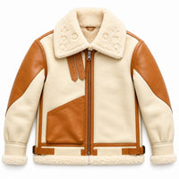 Men's Fur Pilot Original Leather Jacket