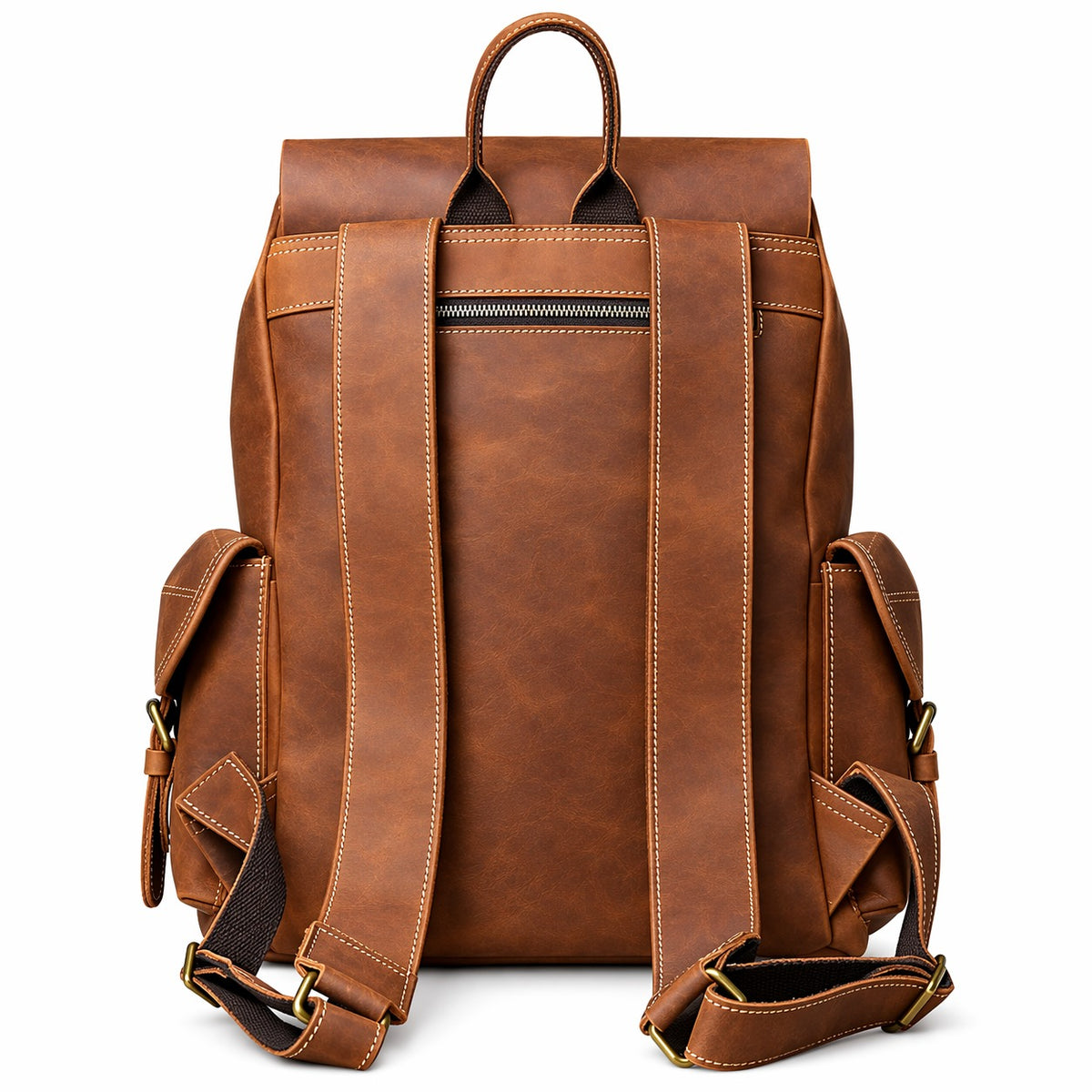 Premium Genuine Leather Backpack For Men and Women
