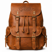 Premium Genuine Leather Backpack For Men and Women
