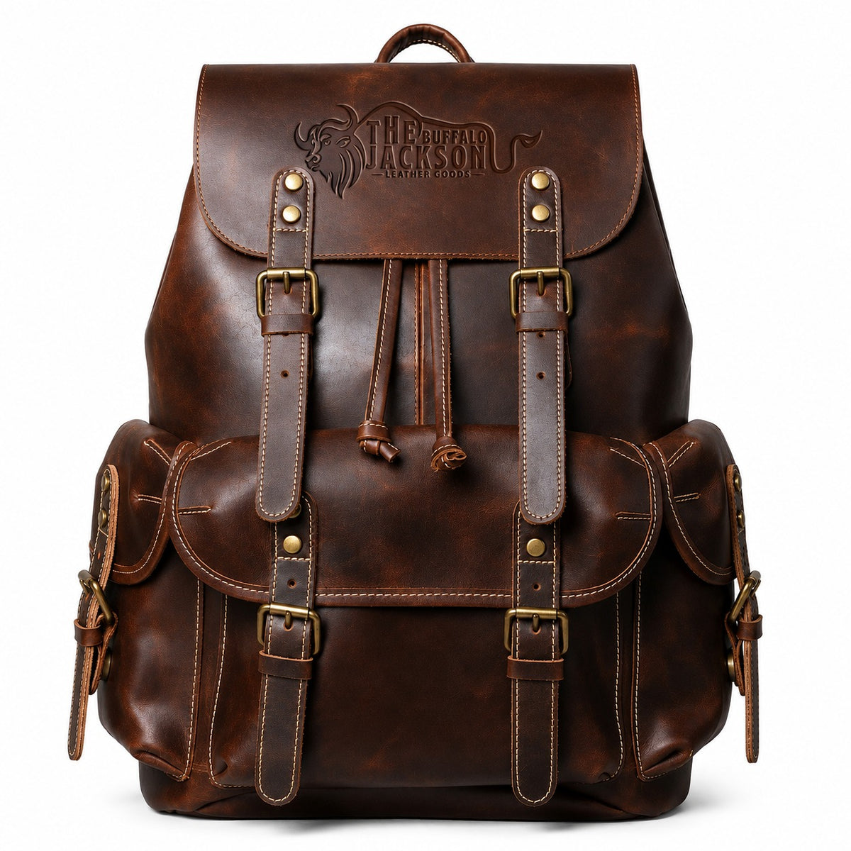 Premium Genuine Leather Backpack For Men and Women